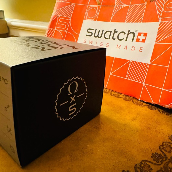 Omega X Swatch Bioceramic Moonswatch Mission to the Moon Gray Watch NIB Warranty - Picture 6 of 11